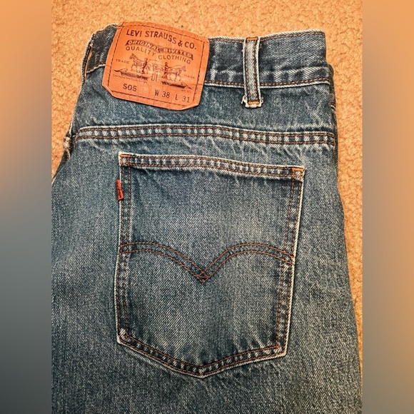 VINTAGE 90’s 505 Levi’s Orange Tab Men’s 38x31 - Picture 2 of 6